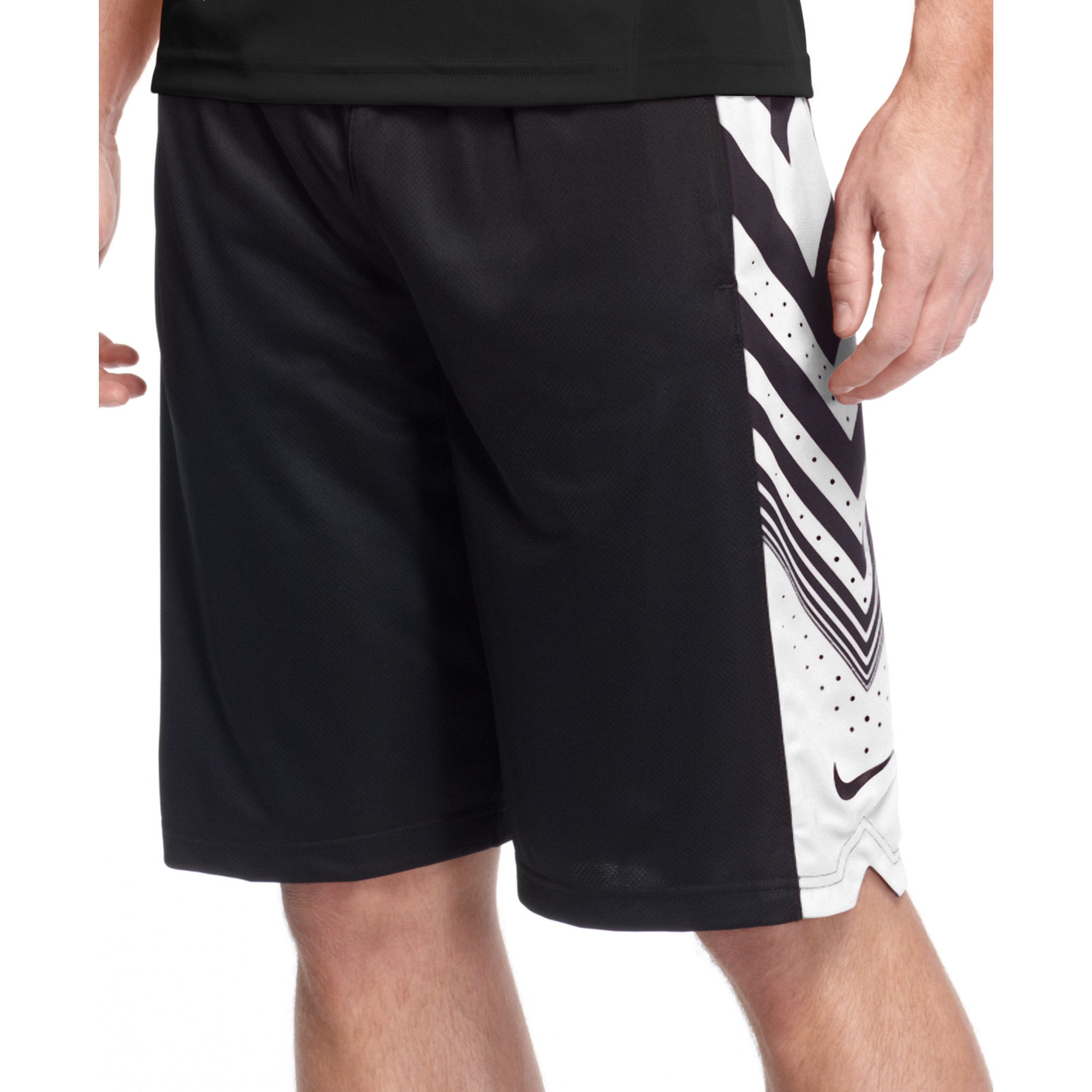 black nike shorts mens