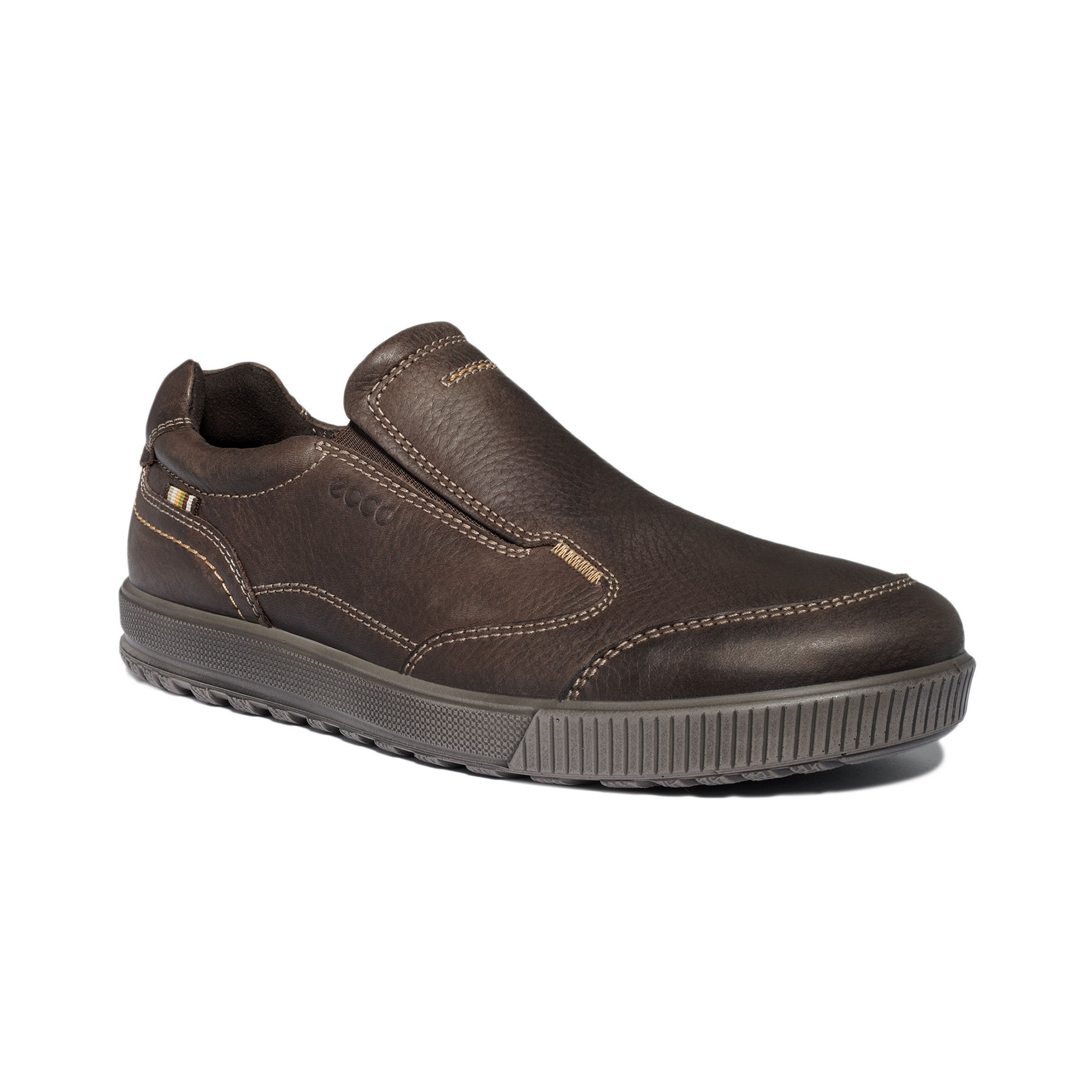 Lyst - Ecco Bradley Slip On Shoes in Brown for Men