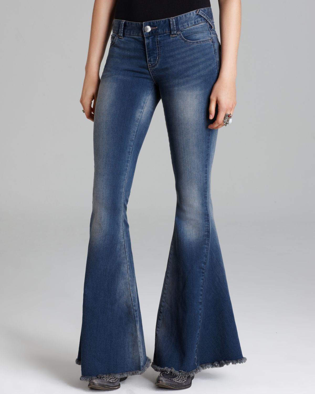 free people oslo jeans stretch denim super flare in oslo product 1 12551475 826240558