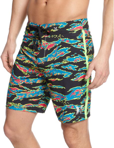 Hurley Phantom 30 Tiger Board Shorts in Multicolor for Men (cyan) | Lyst