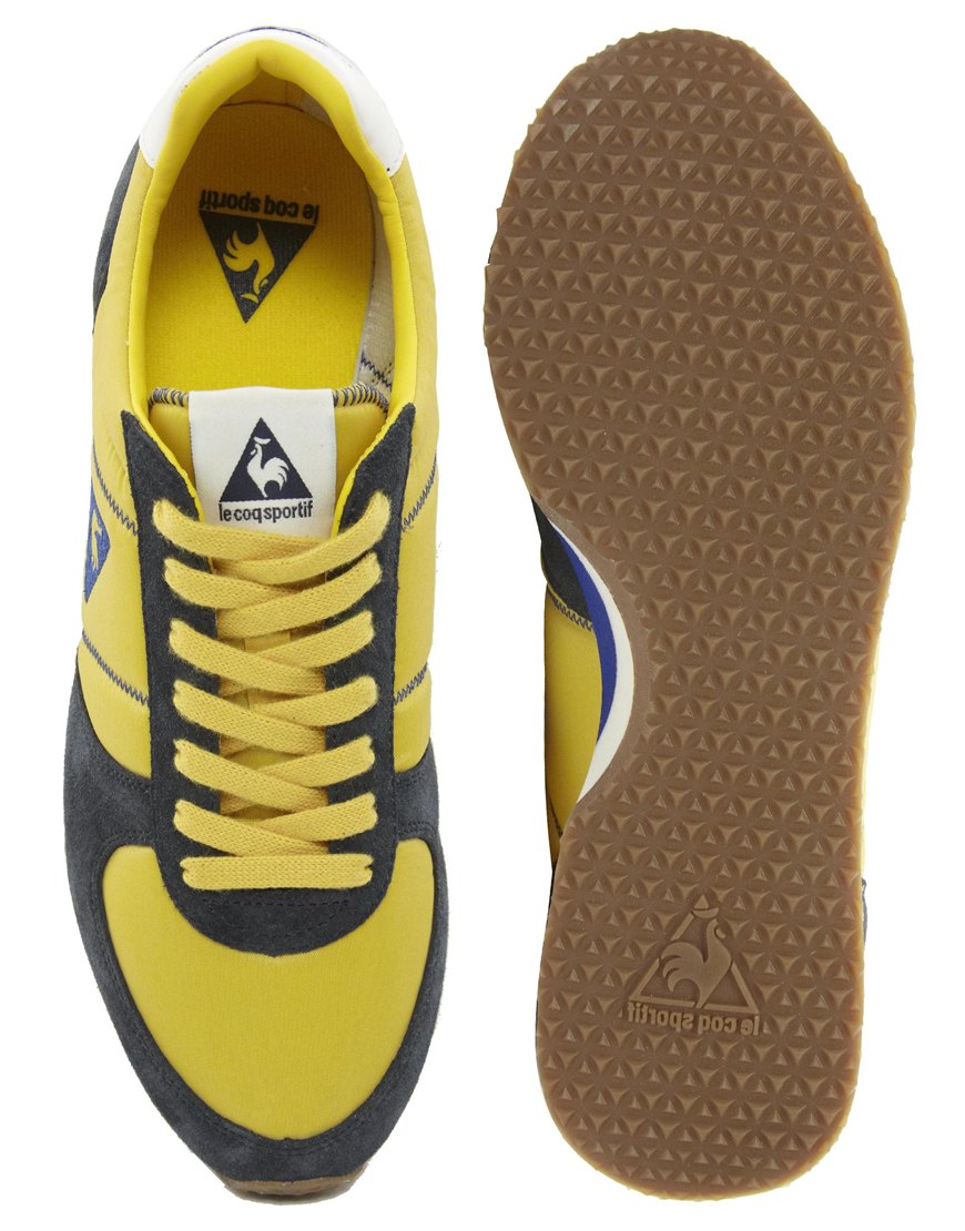 le coq sportif sneakers homme jaune