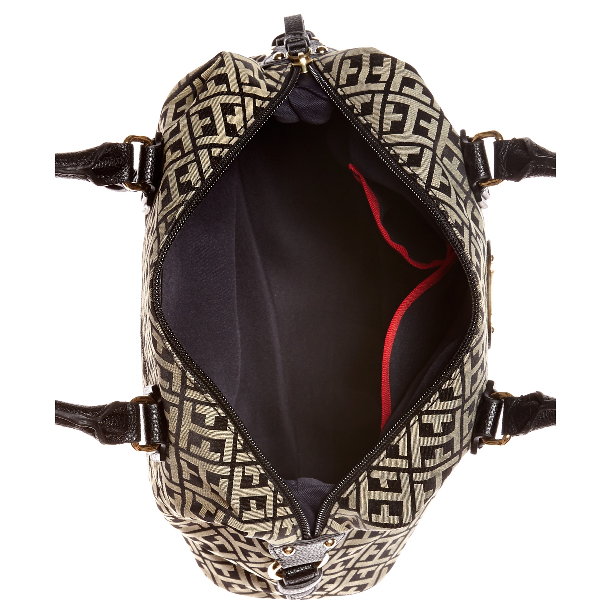 Lyst Tommy Hilfiger Keepsake Signature Jacquard Bowler Bag in Black