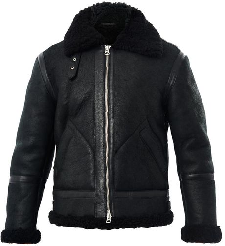 Acne Studios Ian Shearling Jacket in Black for Men | Lyst
