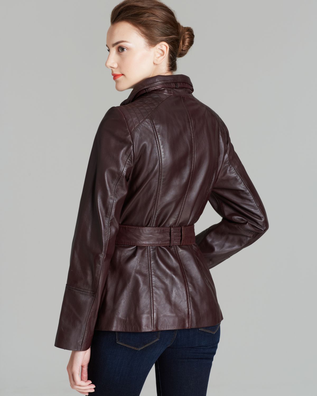 Marc New York Venice Vintage Washed Leather Jacket In Black Lyst Gallery