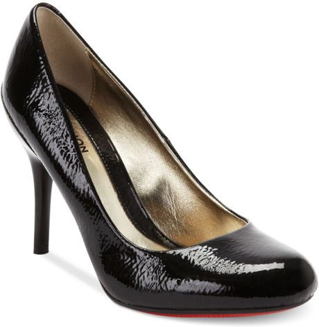 Kenneth Cole Reaction Joni Lee Pumps in Black (black patent) | Lyst