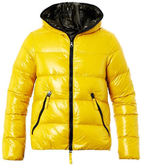 Duvetica Dionisio Down Jacket in Yellow for Men | Lyst