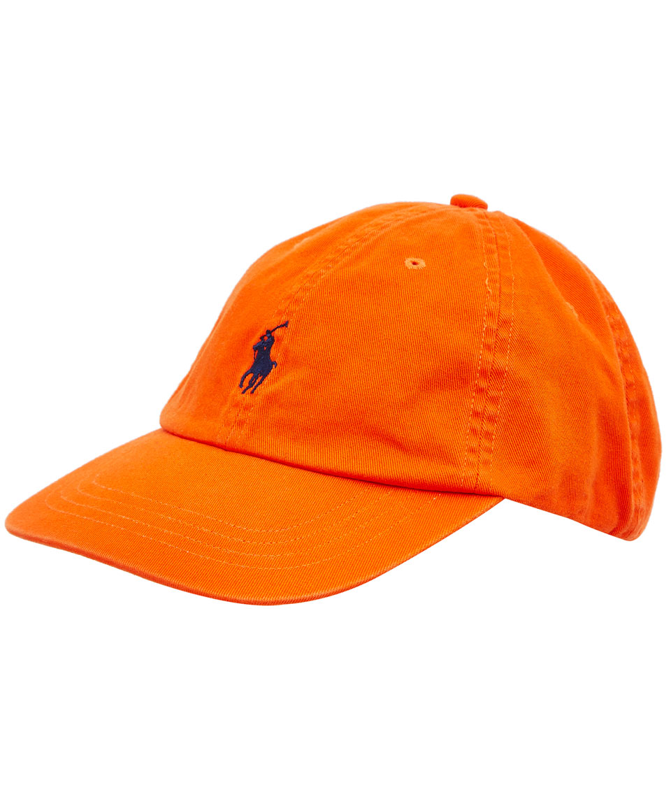 orange ralph lauren hat