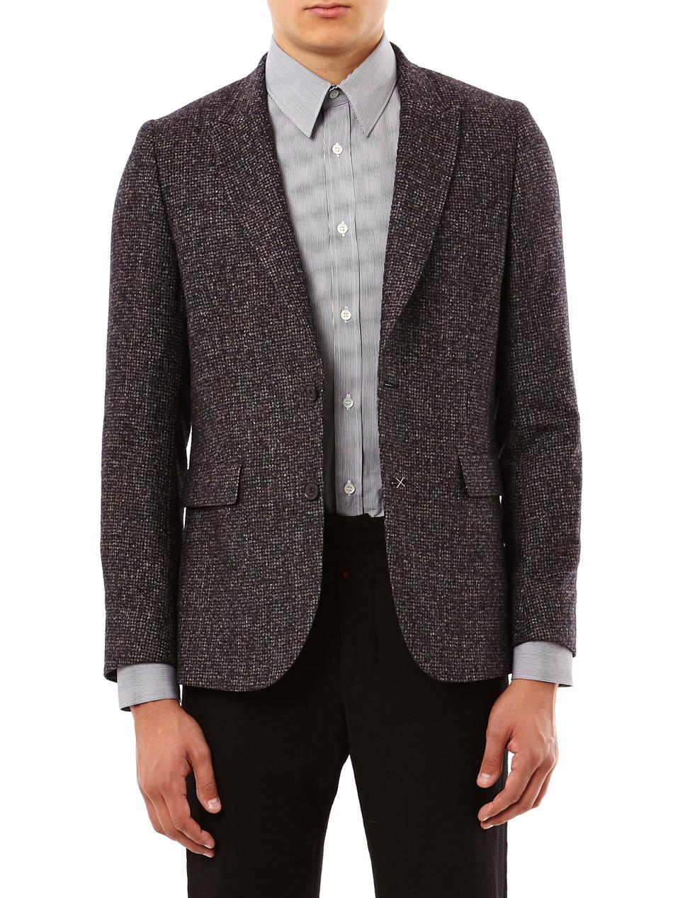 Lyst - Paul smith Micro Houndstooth Check Jacket in Gray for Men