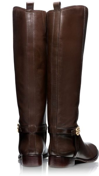 Tory Burch Bristol Riding Boot in Brown (COCONUT) | Lyst