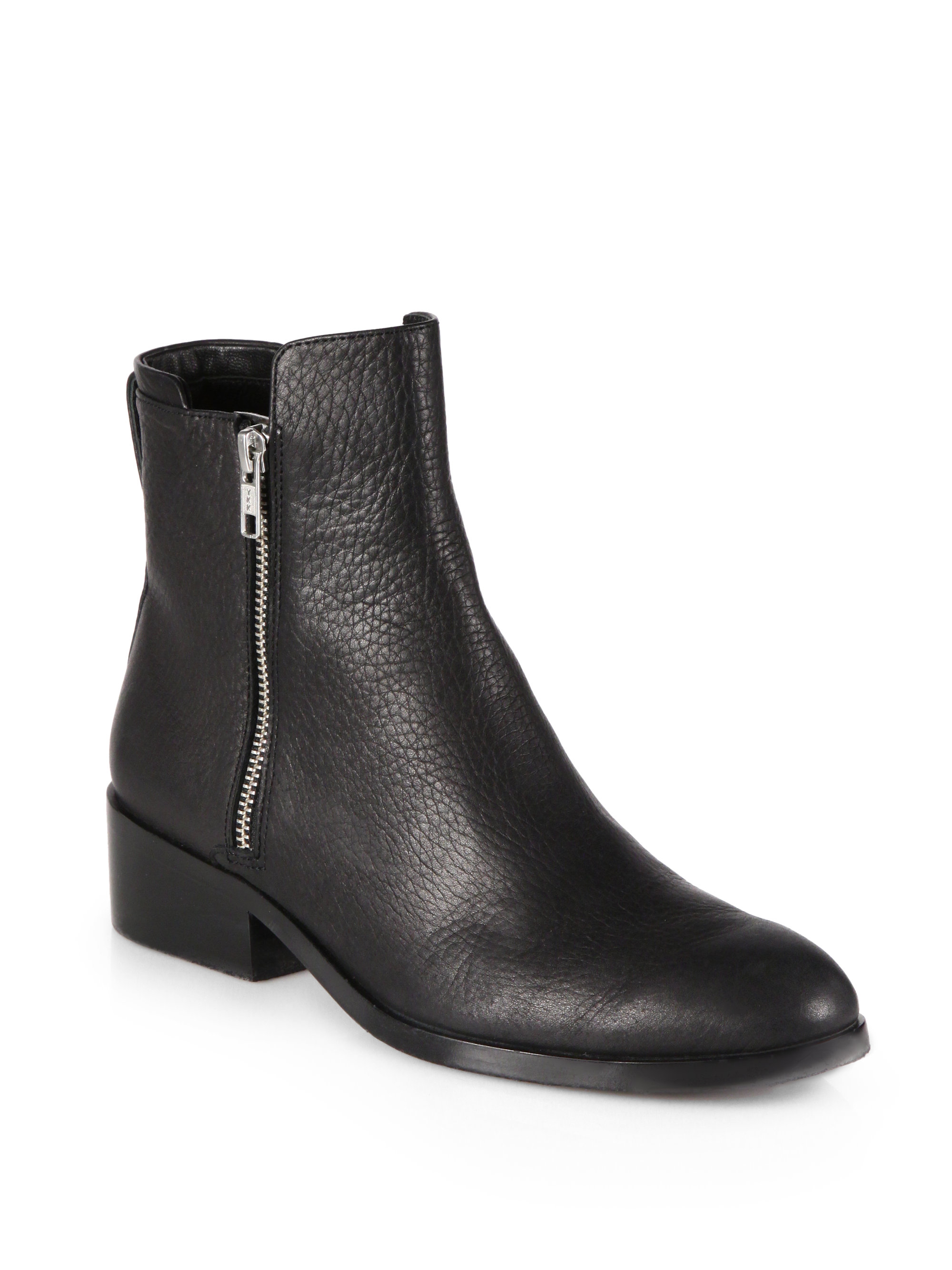 Lyst - 3.1 phillip lim Alexa Leather Ankle Boots in Black