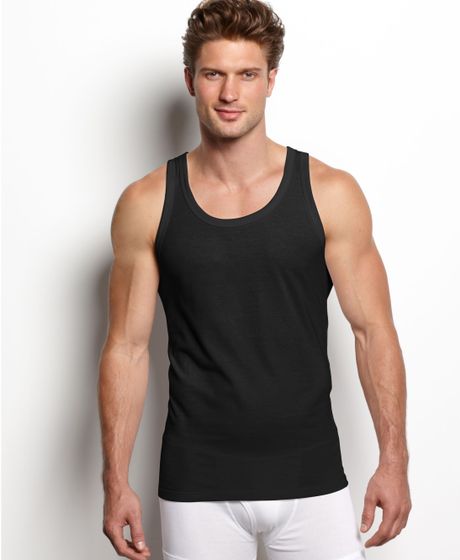 Calvin Klein Body Slim Fit Tank 3 Pack in Black for Men | Lyst