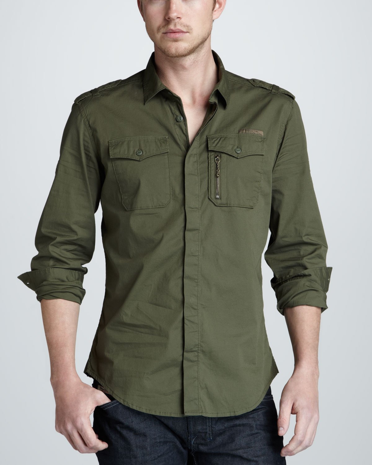 bright green mens shirt