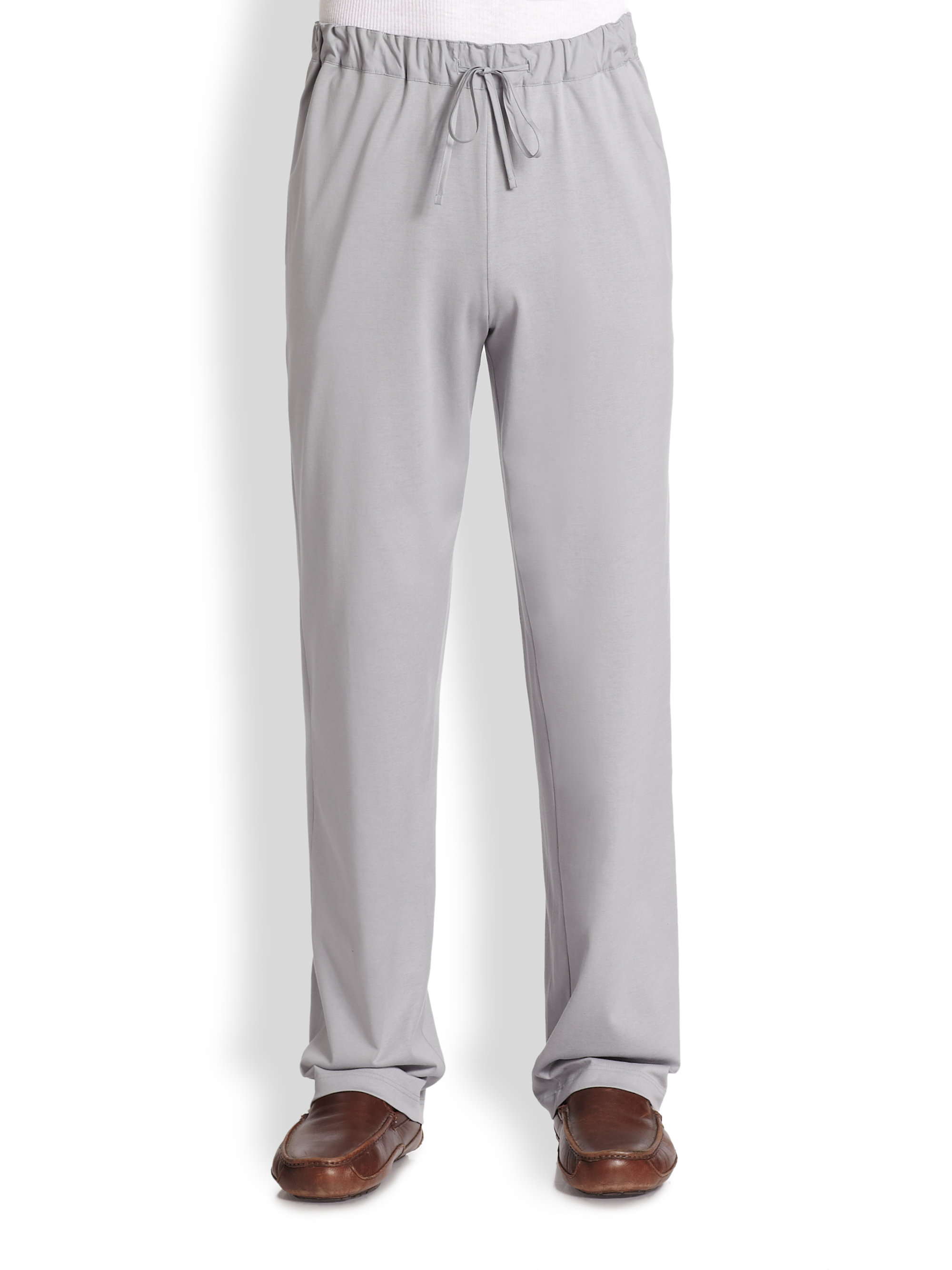 essentials men's fleece knit pants