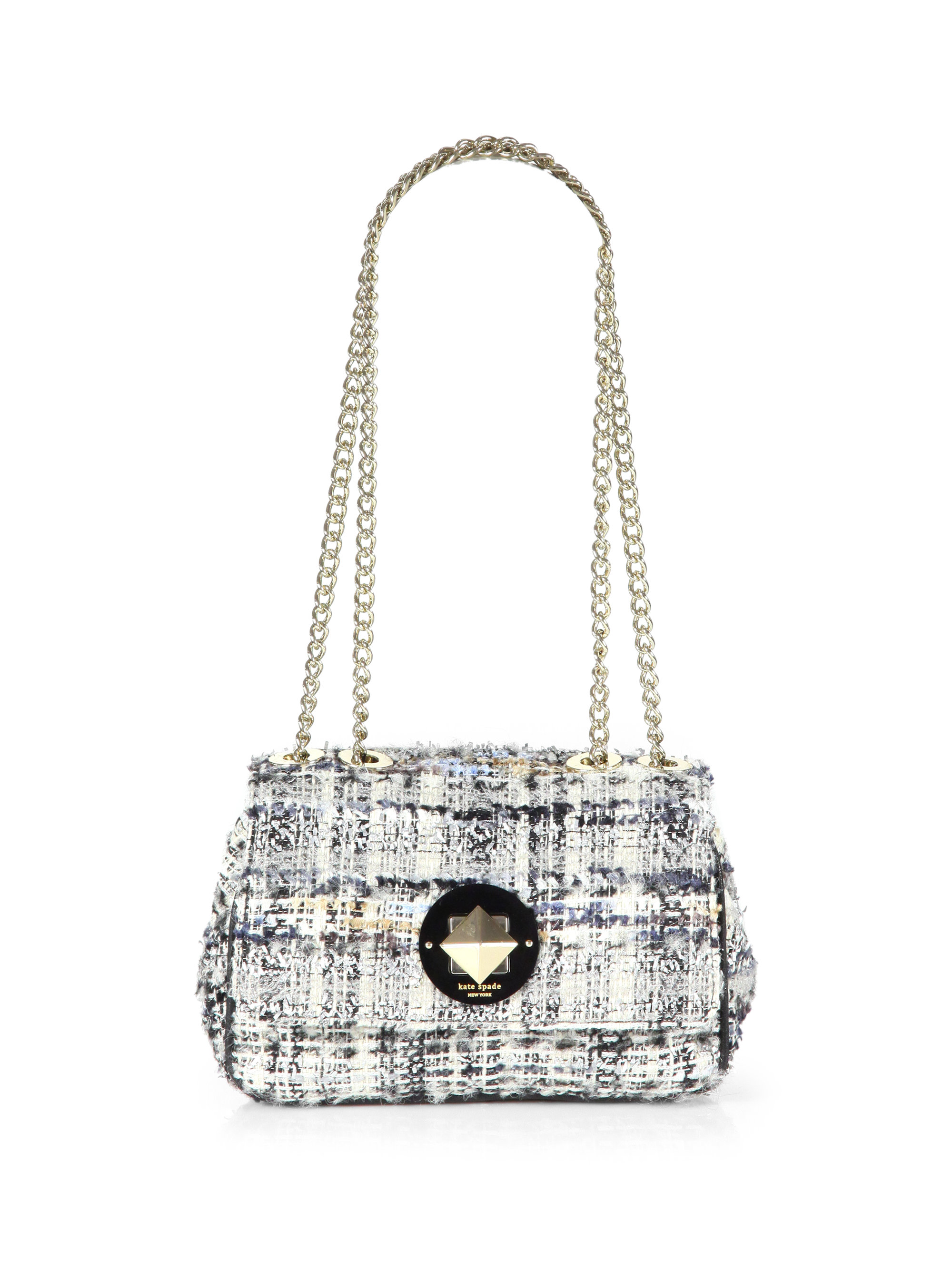 Lyst Kate spade new york Studio City Christy Tweed Shoulder Bag