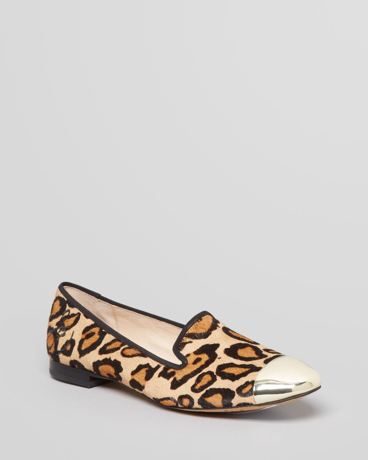 Sam edelman Cap Toe Flats Aster Leopard Print | Lyst