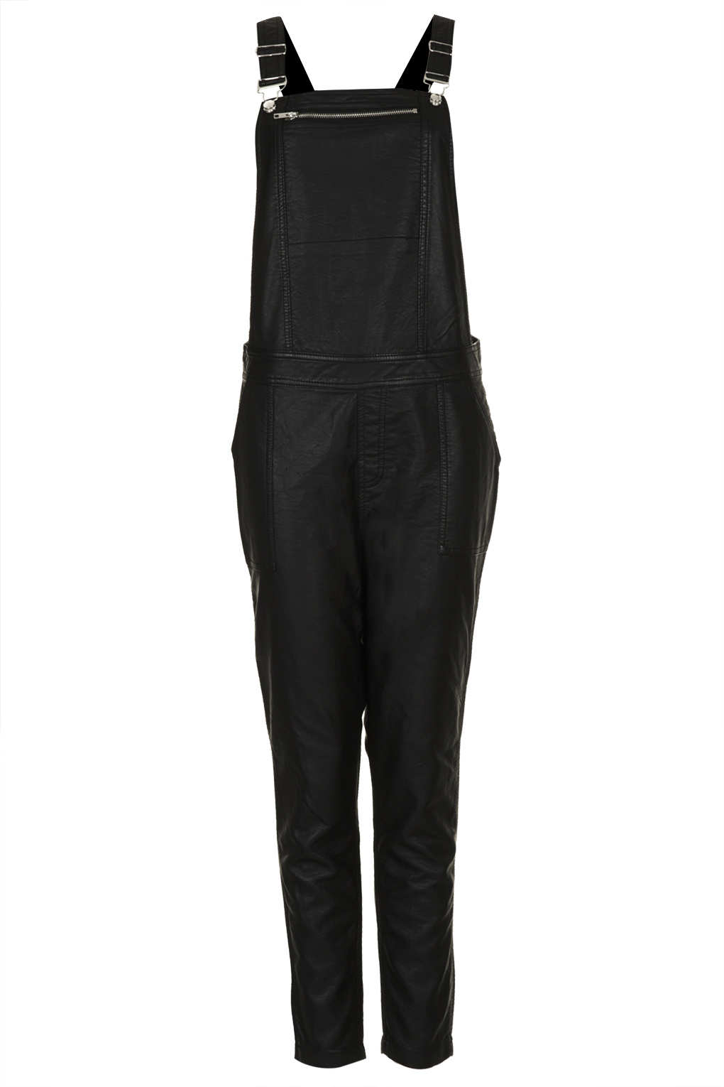 topshop leather joggers
