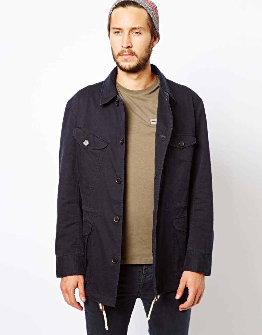 Lyst - Universal Works Military Jacket in Blue for Men