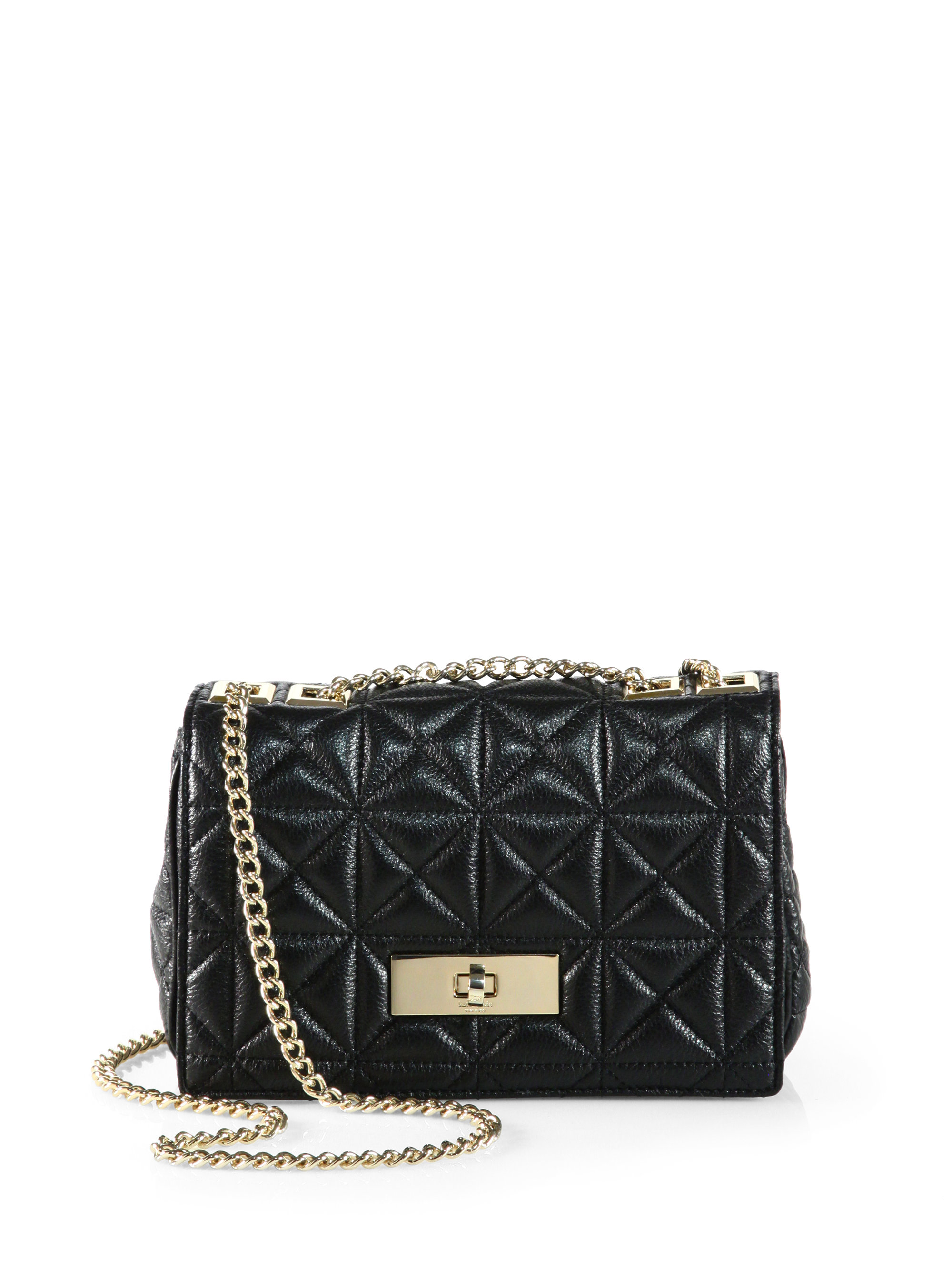 Kate Spade Sedgwick Place Fairlee Quilted Shoulder Bag in Black | Lyst