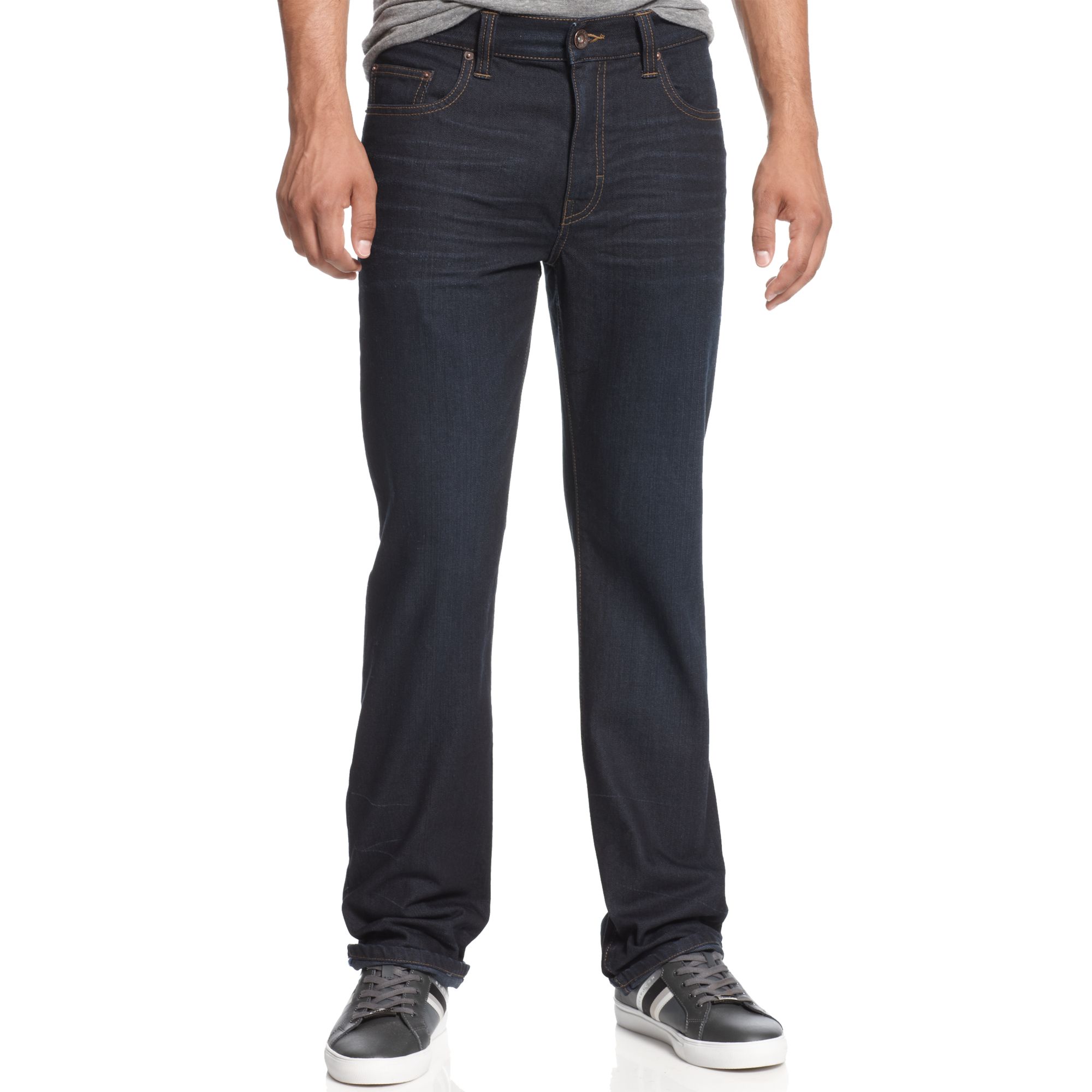 American Rag Straight Jeans in Blue for Men (Marine Wash) | Lyst