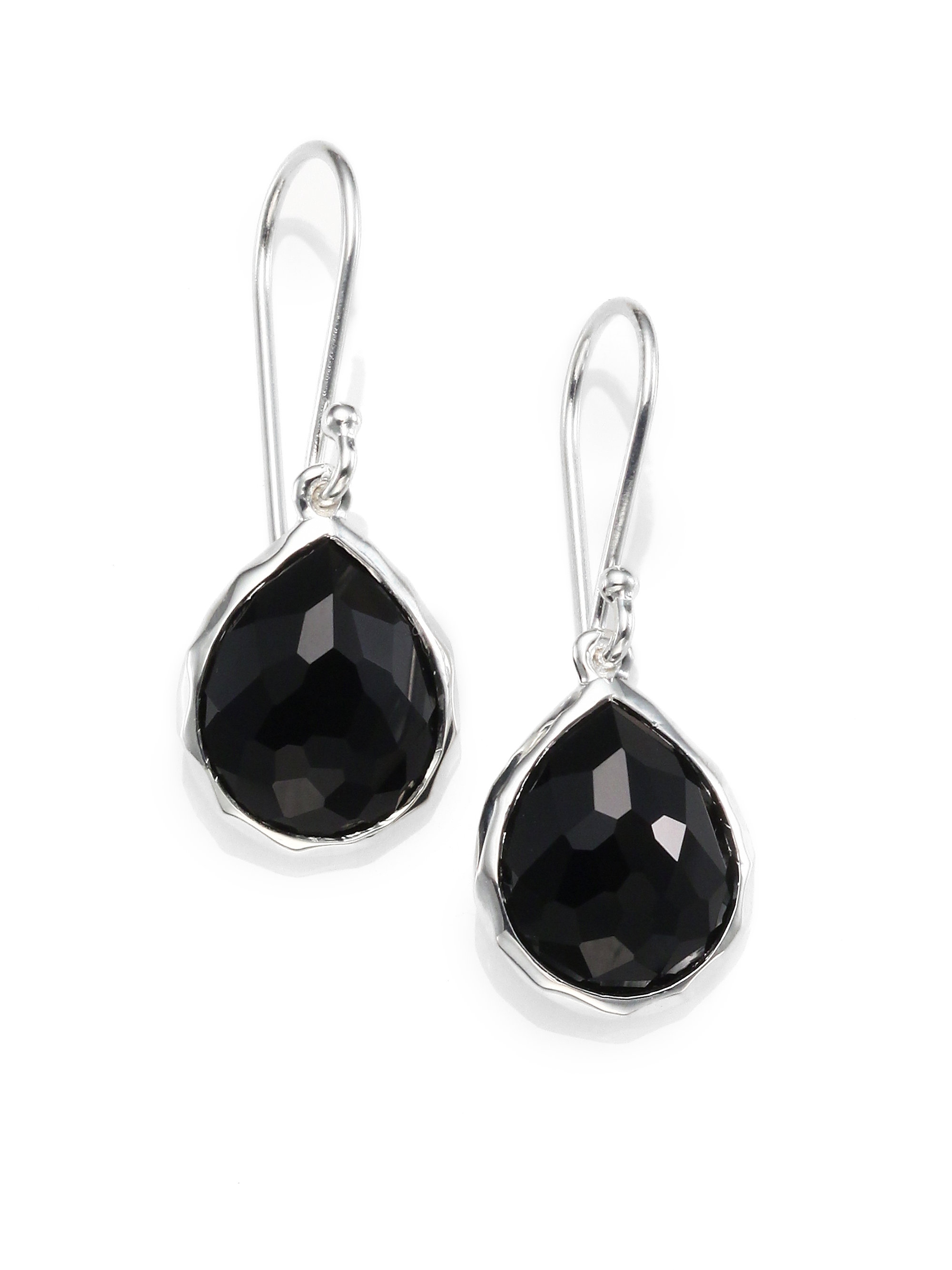 Ippolita Black Onyx & Sterling Silver Earrings in Metallic | Lyst