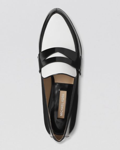 michael kors flat loafers