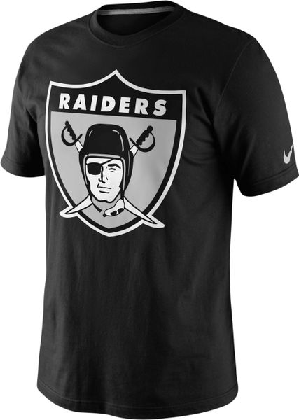 Nike Retro Raiders Logo Tshirt in Black for Men | Lyst