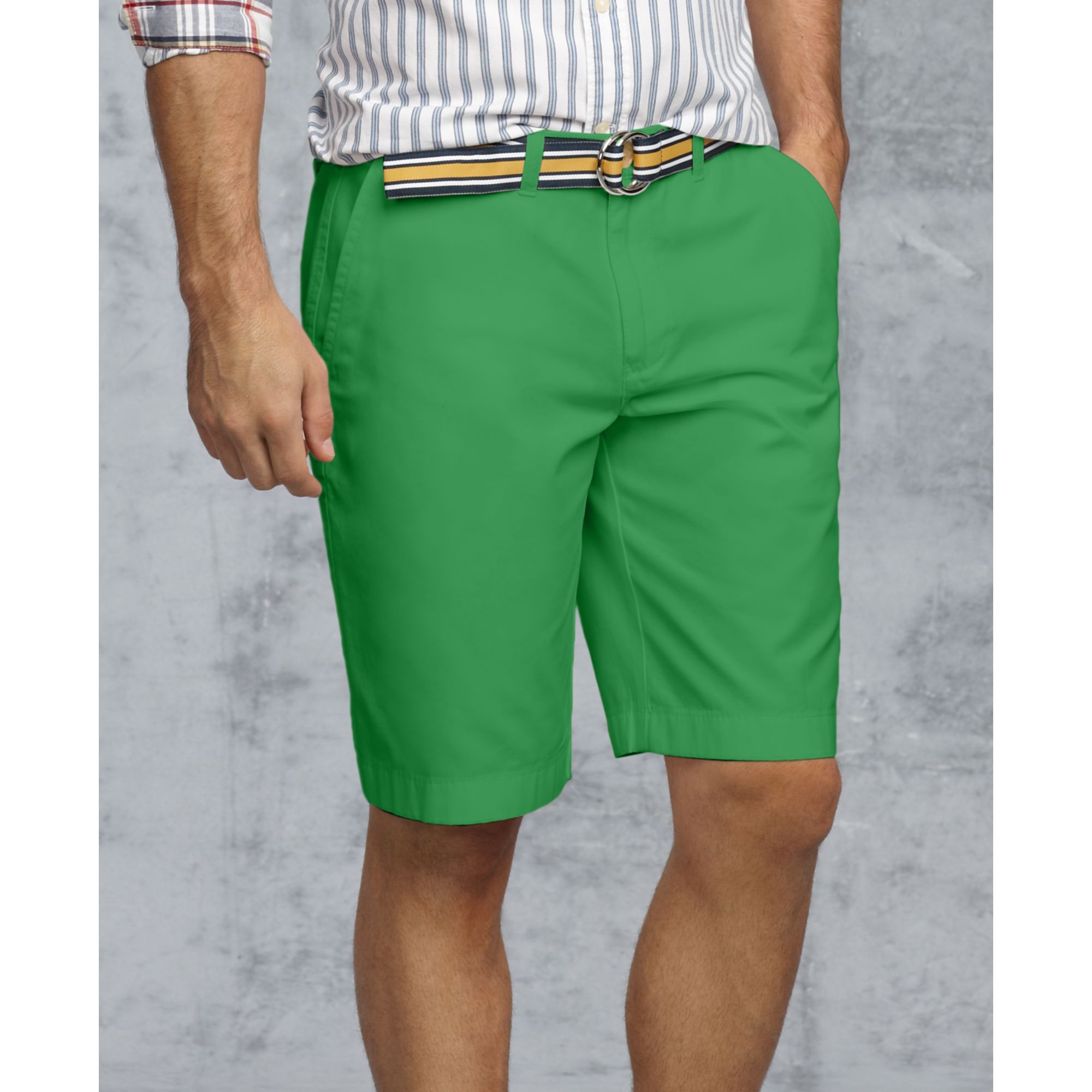 Tommy Hilfiger Academy Chino Shorts in Green for Men (westhill green ...