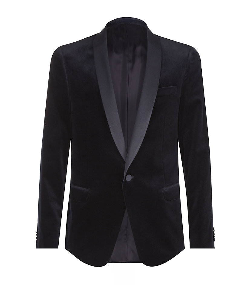 Z zegna Velvet Tuxedo Jacket in Blue for Men Lyst