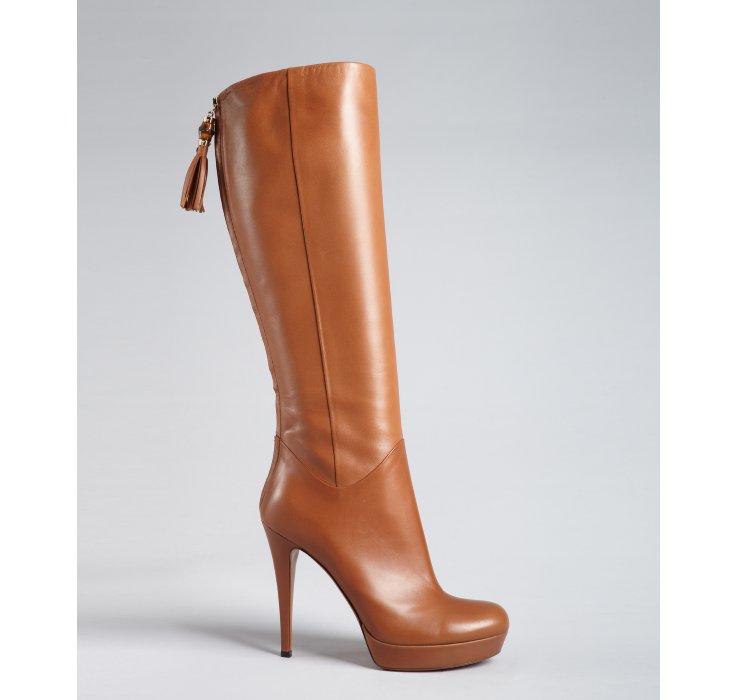 gucci tan boots