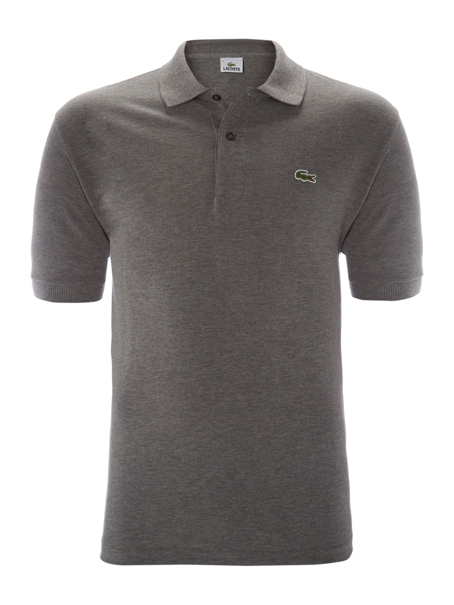 Lacoste Classic Marl Polo Shirt in Gray for Men (Light Grey) | Lyst
