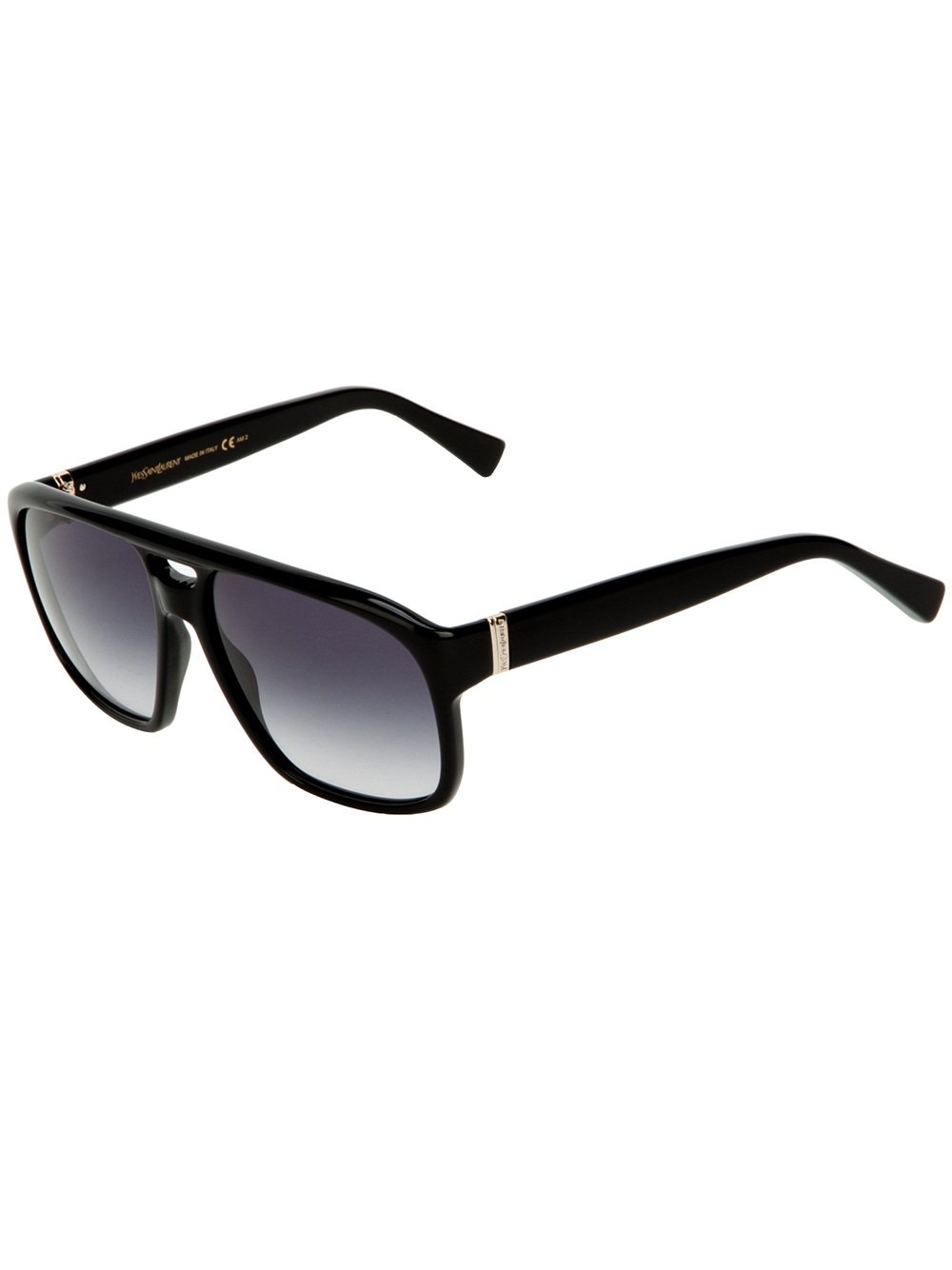 Lyst - Saint Laurent Square Frame Sunglasses in Black for Men