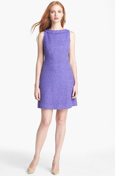 Kate Spade Naudia Cotton Blend A-Line Dress in Purple (Sonia Purple) | Lyst