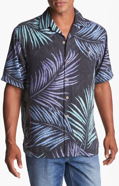 Tommy Bahama Palmgier Silk Camp Shirt in Multicolor for Men (Black) | Lyst