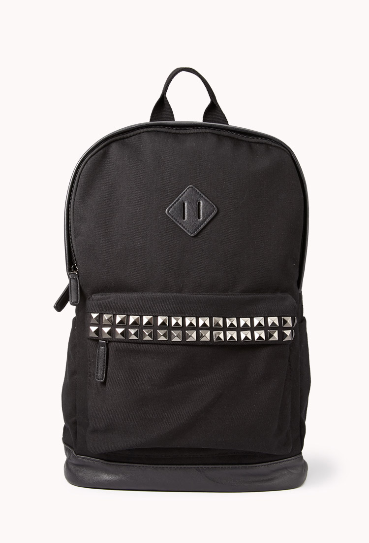 Lyst Forever 21 Studded Backpack in Black for Men