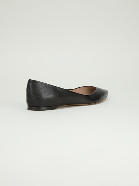 Chloé Pointed Toe Ballet Flat in Black | Lyst