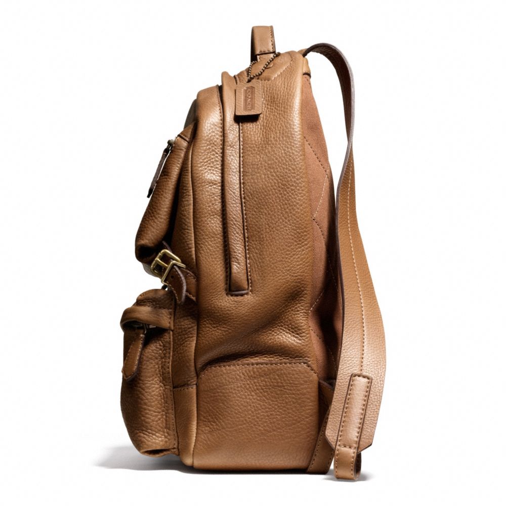 Lyst - Coach Bleecker Backpack in Pebbled Leather in Brown for Men