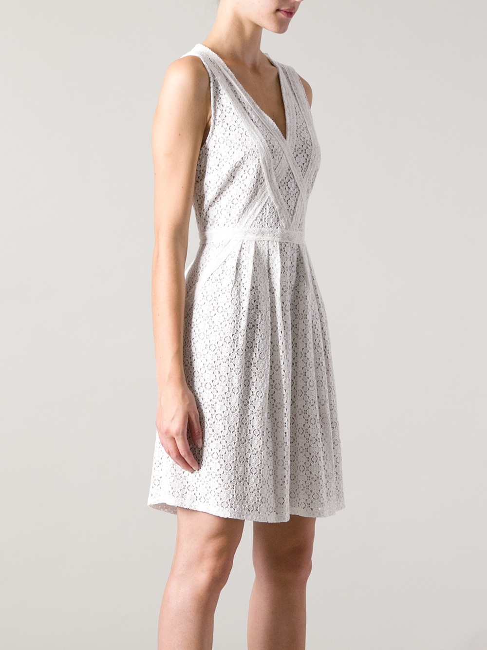Lyst Marc By Jacobs Broderie Anglaise Dress In White Gallery