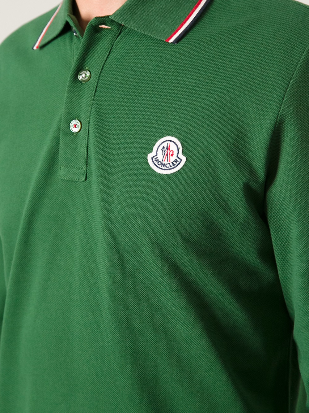 moncler green polo shirt moncler green polo shirt