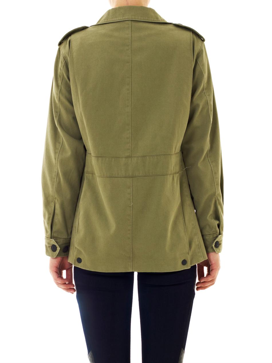 Rag & bone Carrier Military Cotton Jacket in Natural | Lyst