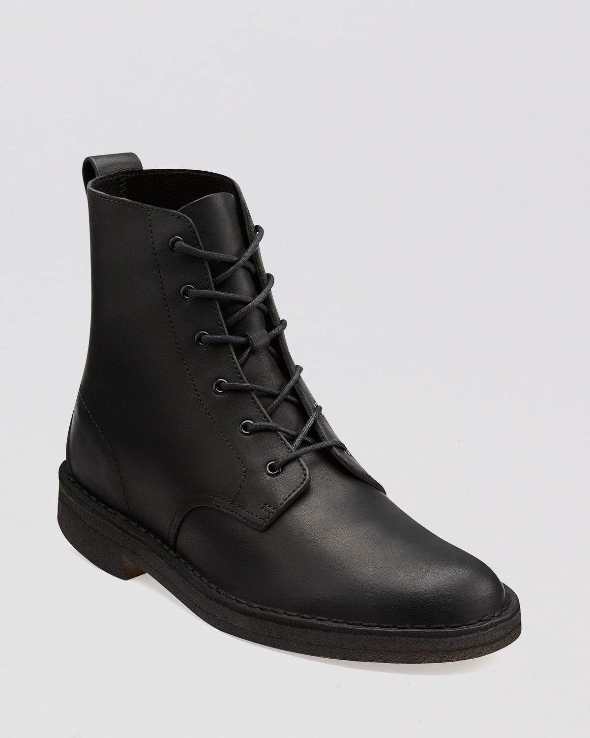 Lyst Clarks Desert Mali Leather Boots In Black For Men