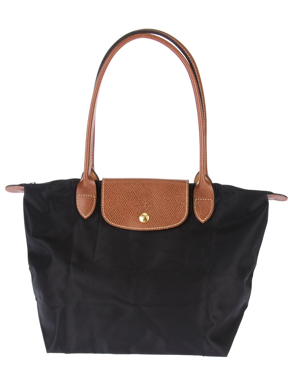 Lyst - Longchamp Le Pliage Tote in Black