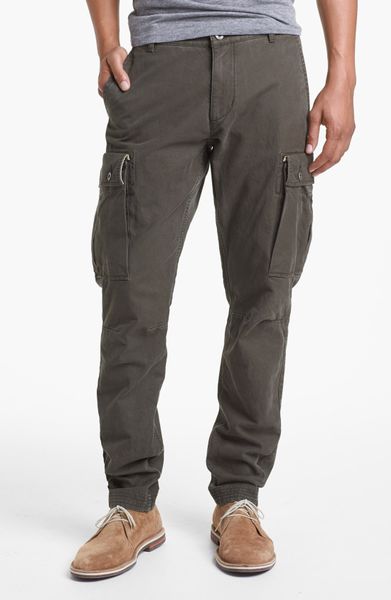 Dockers Bridgehead Slim Straight Cargo Pants in Gray for Men (Rosin) | Lyst