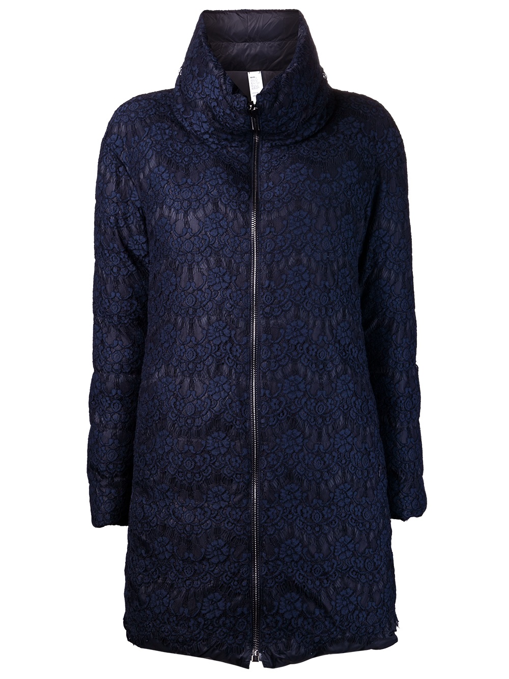 Les Copains Puffer Jacket in Blue | Lyst