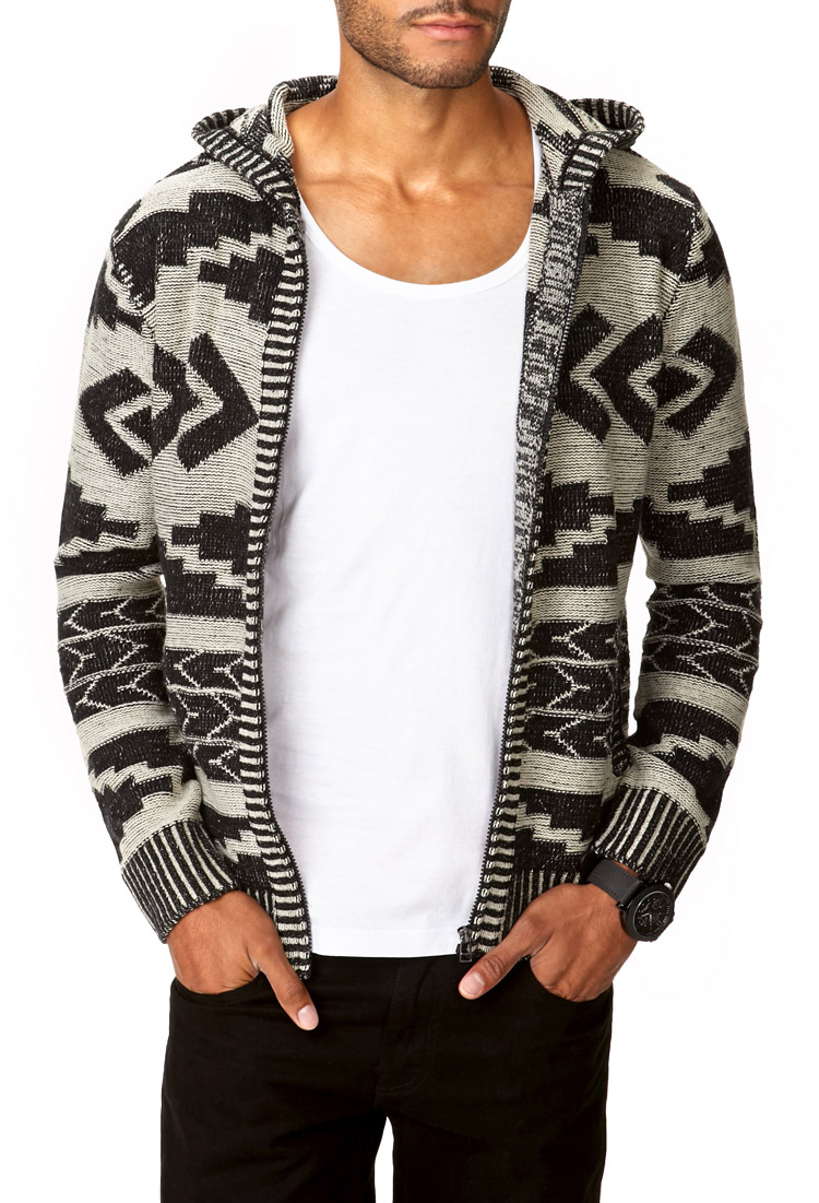 Lyst - Forever 21 Southwestern Style Sweater in Natural for Men
