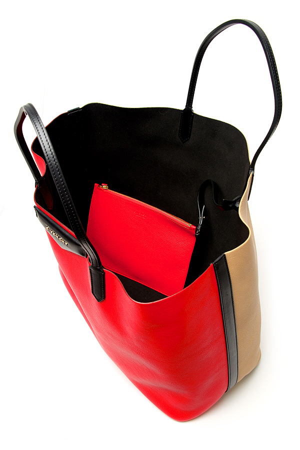Lyst - Givenchy Large Antigona Bicolor Bag in Red