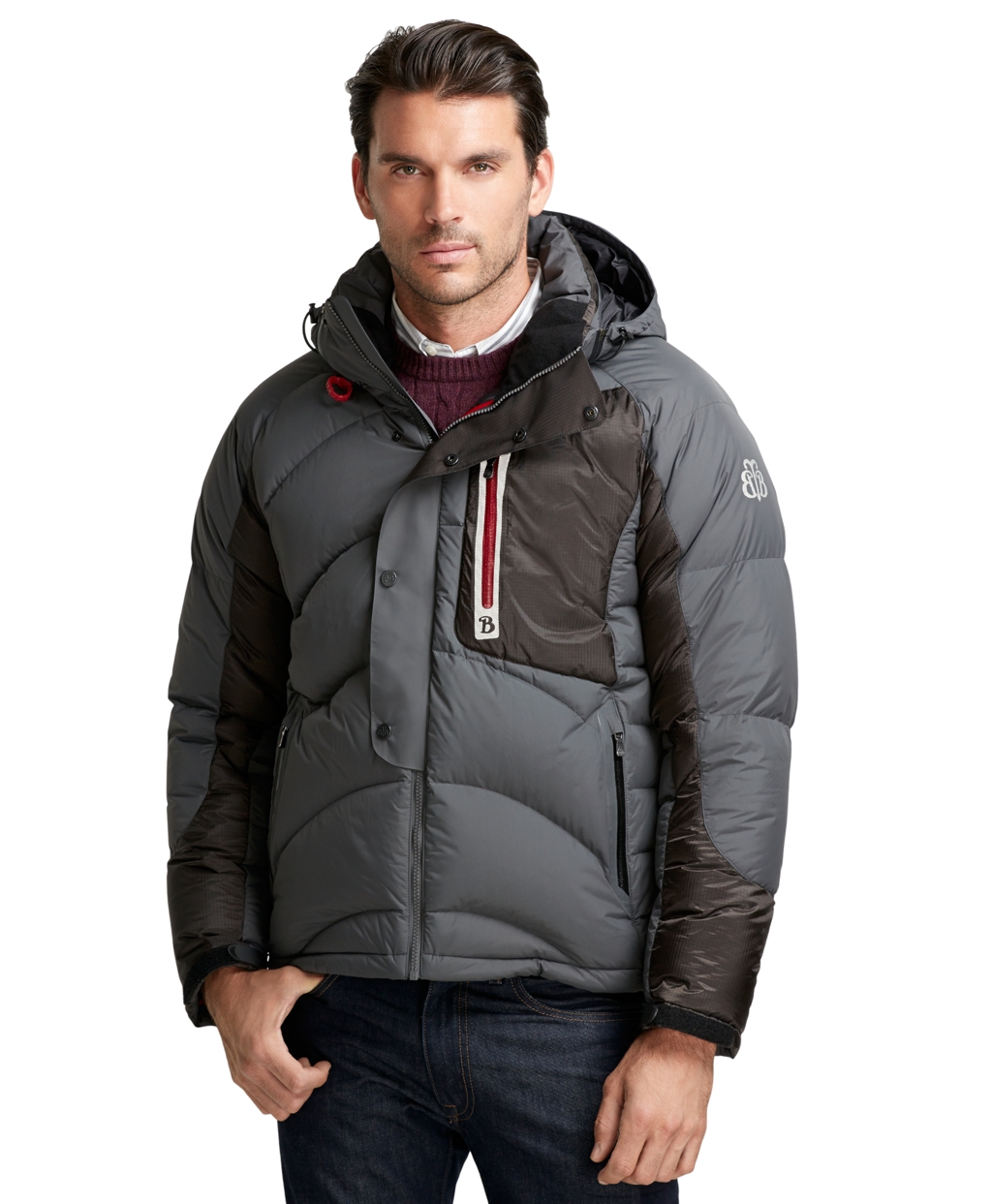 Lyst - Brooks Brothers Down Jacket in Gray for Men