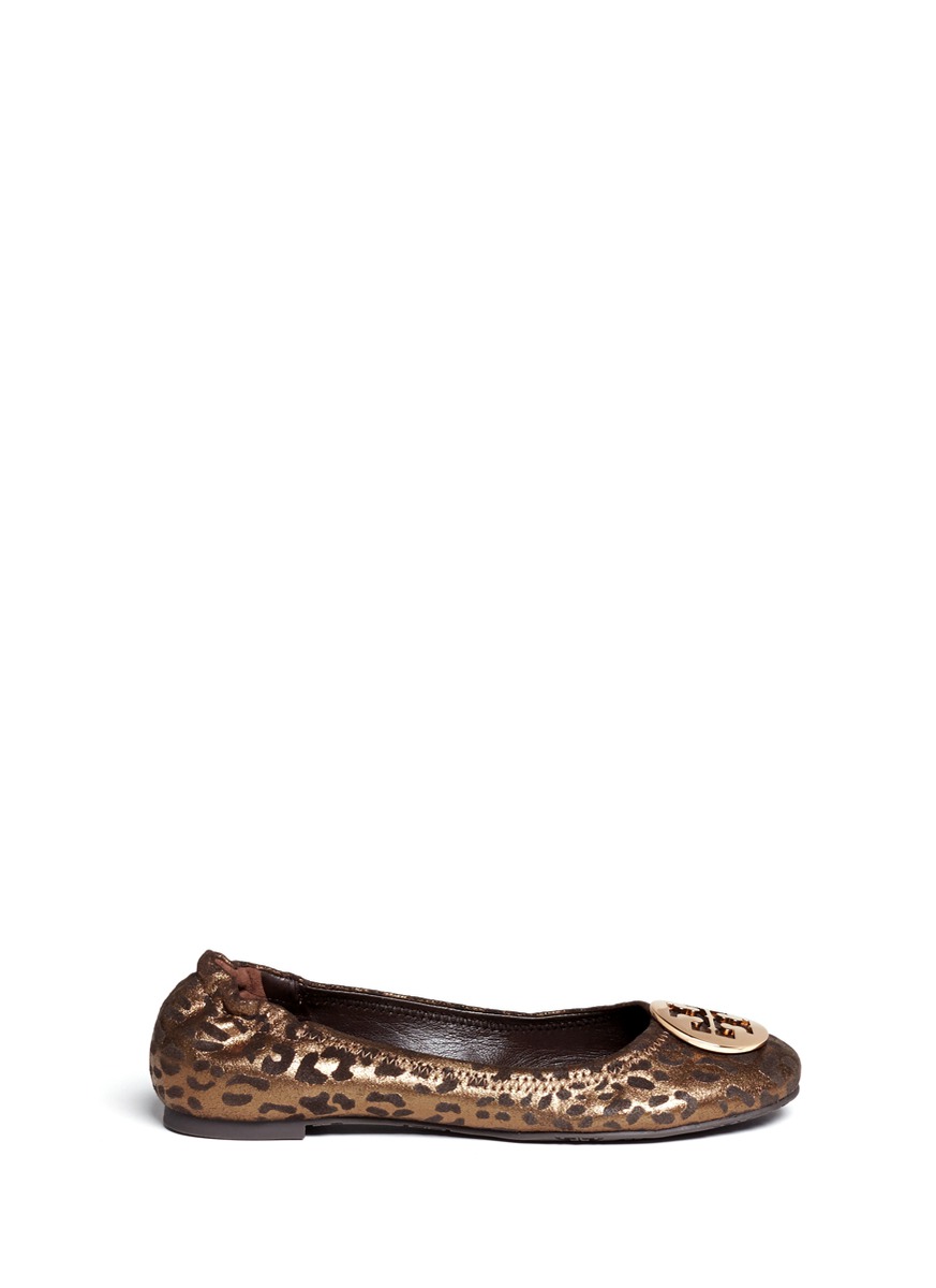 cheetah print ballerina flats