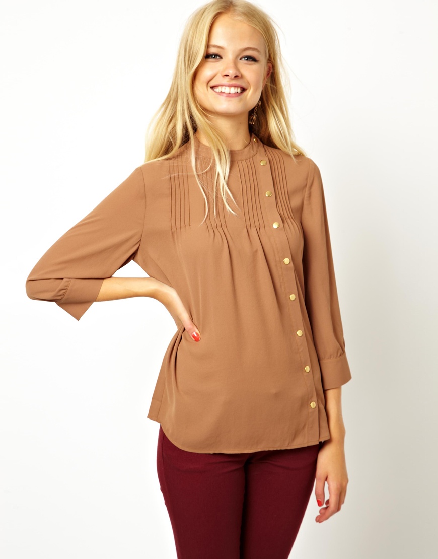 You are here Shop for women's tops from ASOS. Shop for shirts, blouses, camisoles and going out tops, in trendy styles - sleeveless, sheer and mesh. Order now at ASOS.