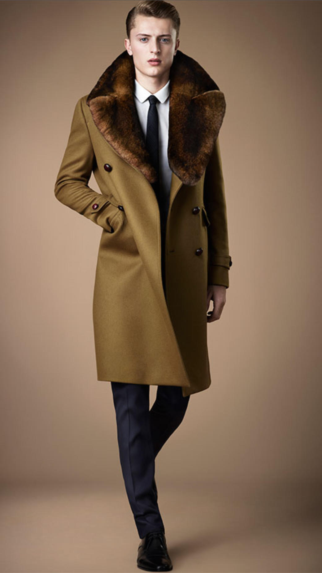 Mens winter fashion, Mens fur coat, Mens fashion suits