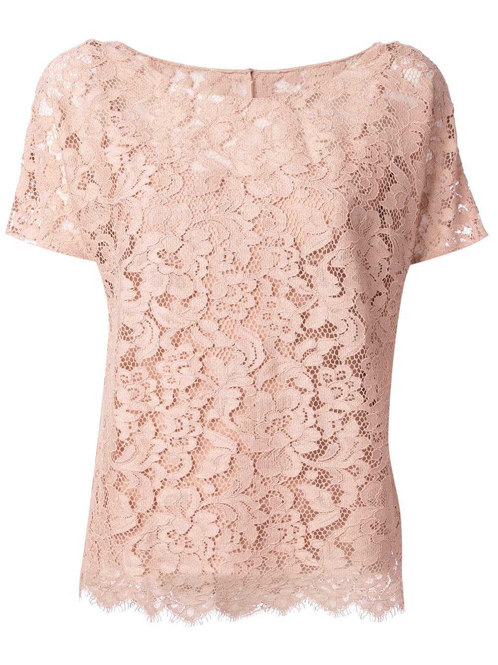 Dolce & Gabbana Lace Top in Pink & Purple (Pink) - Lyst